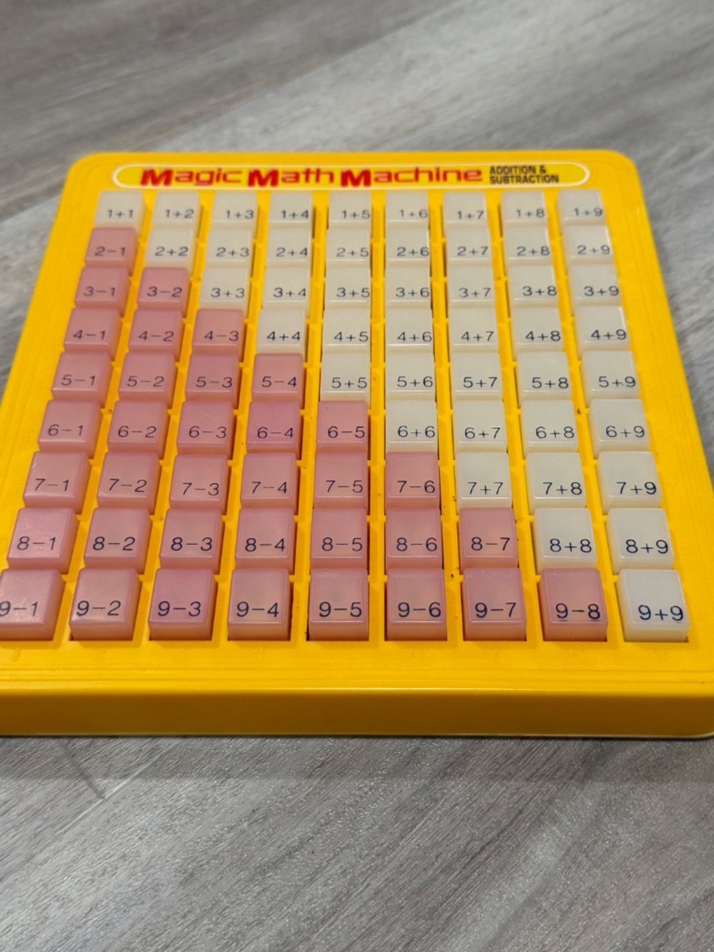 Vintage Magic Math Machine Bundle Addition Subtraction Multiplication Toy - Picture 4 of 8